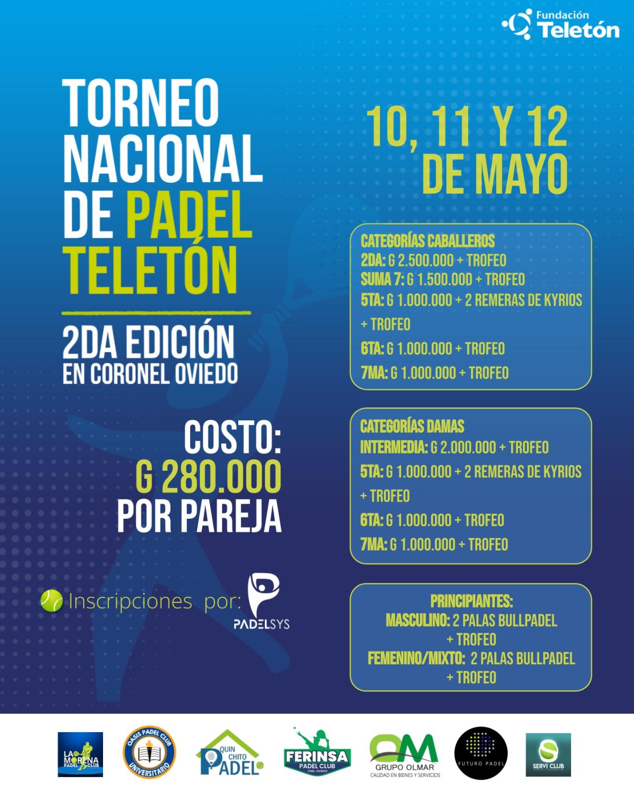 TORNEO NACIONAL DE PADEL TELETON